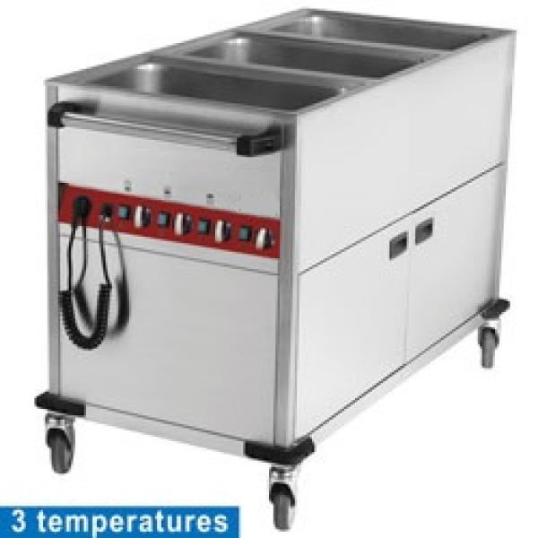 CT331/C (25) Bainmarie Wagen Speisenausgabewagen 3x GN